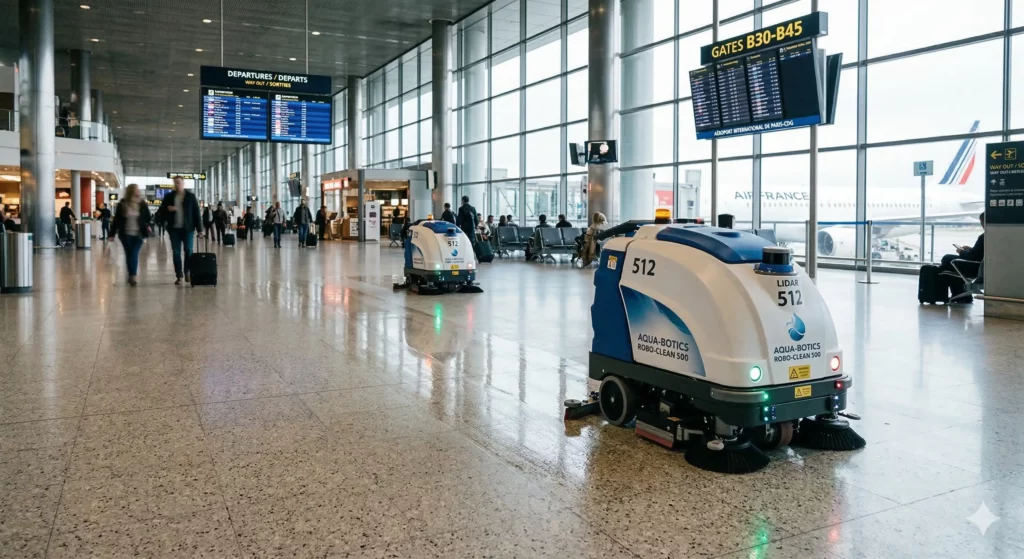 Robot autolaveuse industrielle